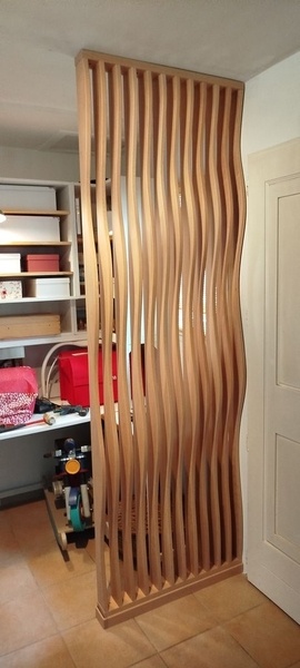 Claustra à ondulations