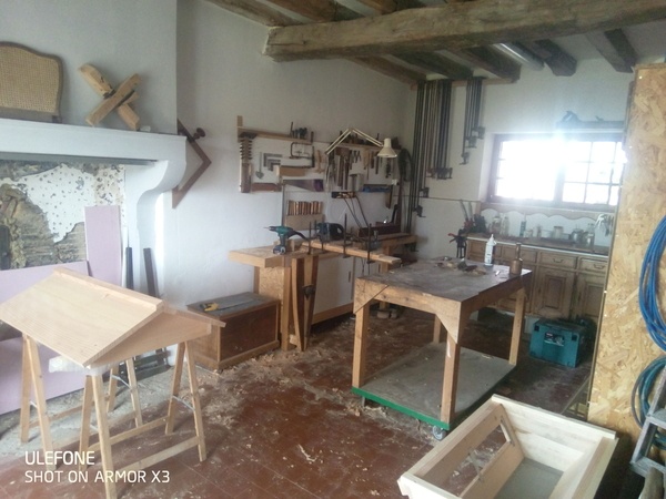 Atelier dans une maison