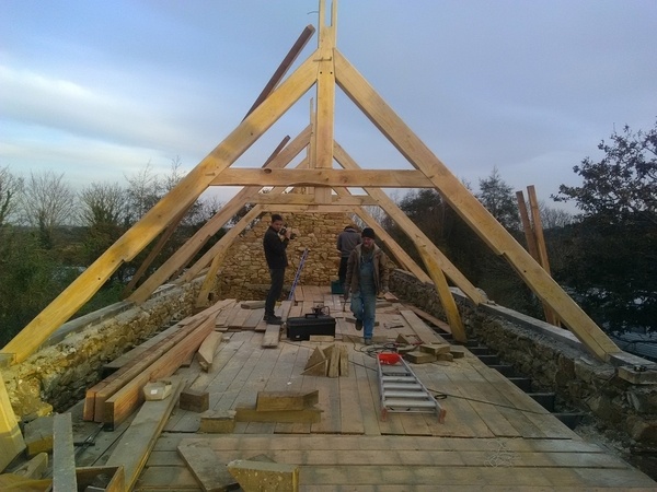 Charpente et autres détails....