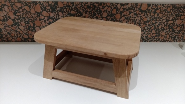 Marchepied en chêne