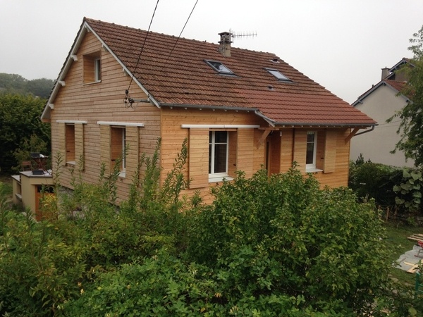 Isolation sous bardage Mélèze à Avon