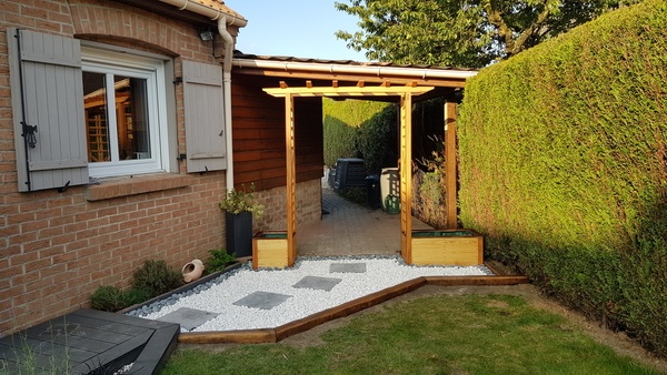 Gloriette pergolas à fleur