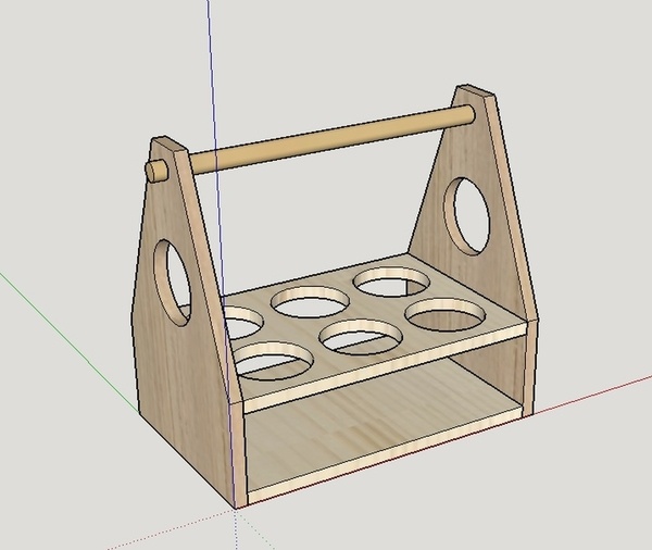 Panier porte bouteilles