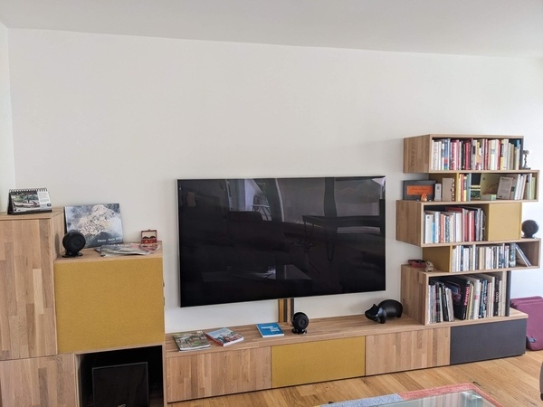 Meuble TV-Bar-Bibliothèque