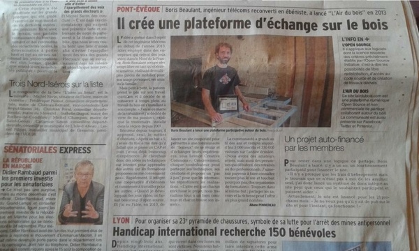 Notre Zeloko dans la presse locale !