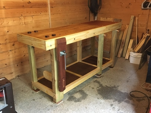 Mon établi enfin fini !!!