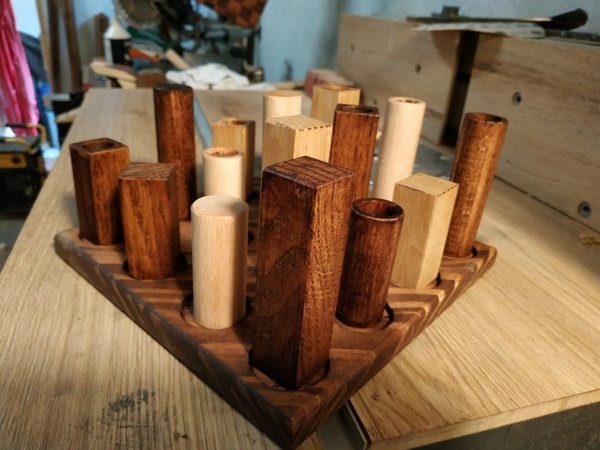 Jeu en bois pour Noël