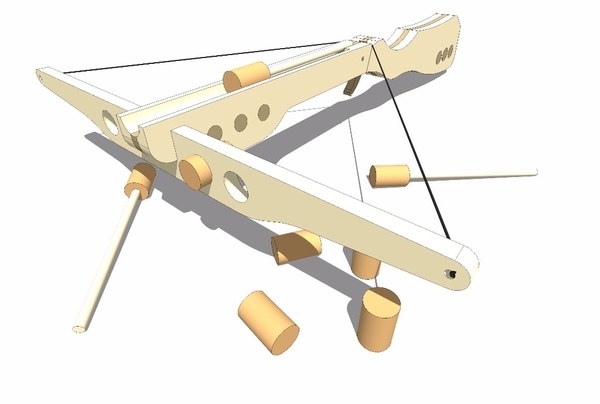 Arbalète à bouchon