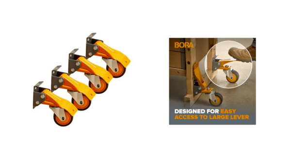 Kits de roulettes d'établi Bora PM-950