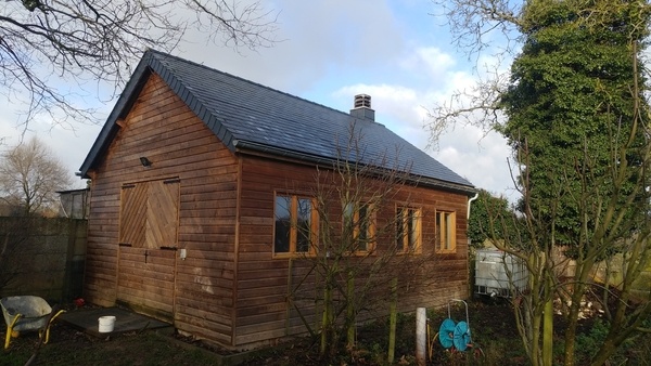 Atelier ossature bois auto-construit