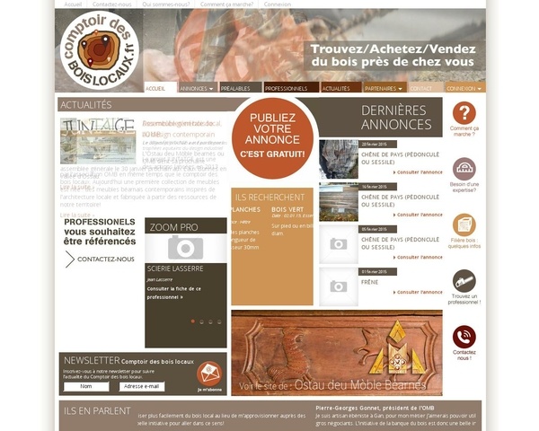 Une site achat-vente de bois pour le Sud-Ouest