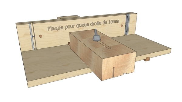 Traîneau universel pour queues droites