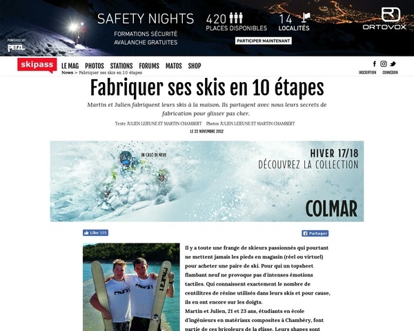 Des skis en bois, comment faire