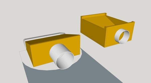 Boites d'aspiration pour kity 636