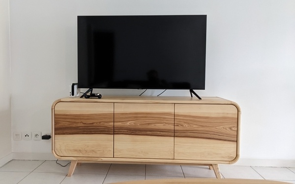 Meuble TV frêne