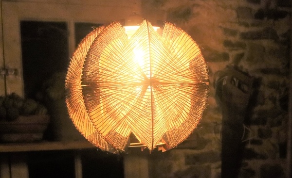 Une lampe rustique