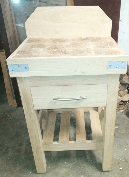 Billot en bois de bout de récup