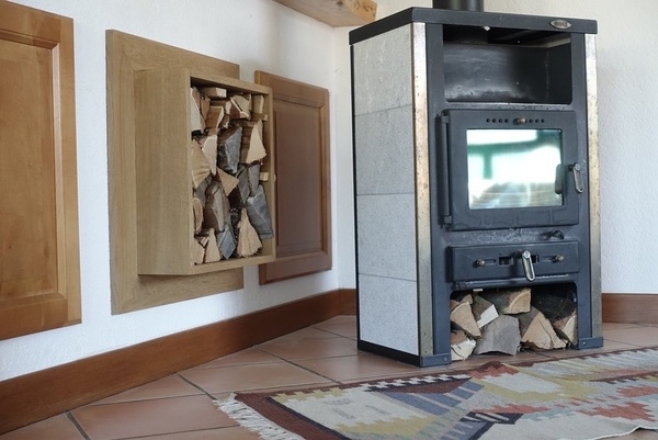 Niche pour bois de chauffage