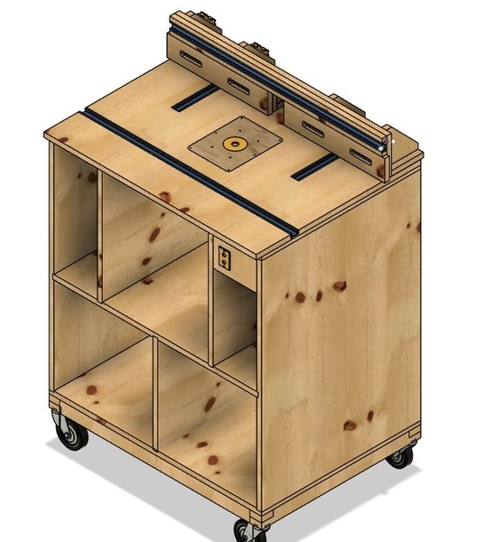 Défonseuse sous table