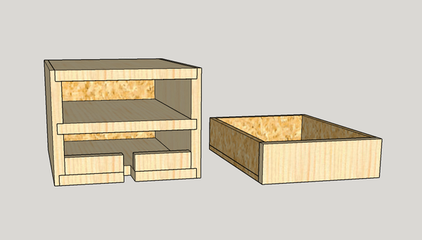 Deux rangements pour le burau