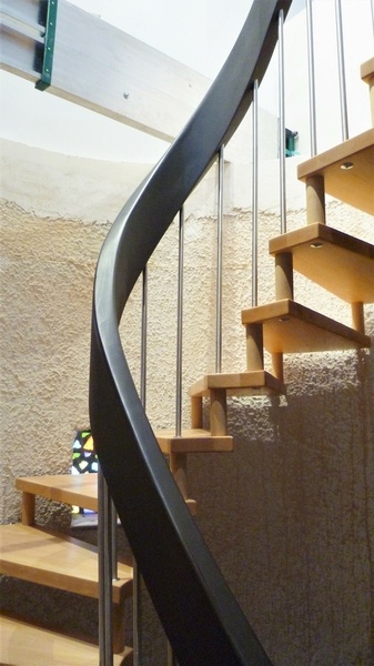 Main-courante débillardée haute