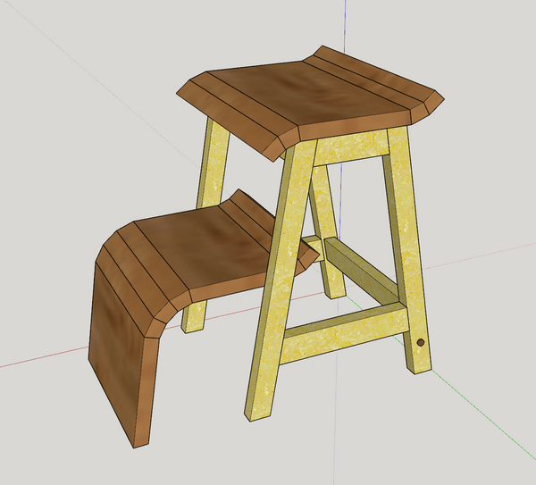 Tabouret pour se chausser