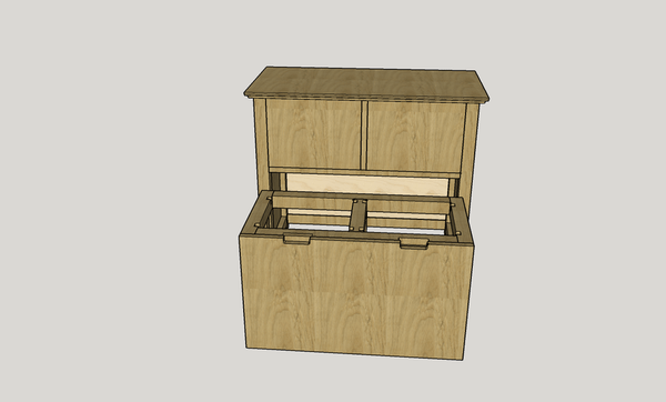 Meuble Panière à linge