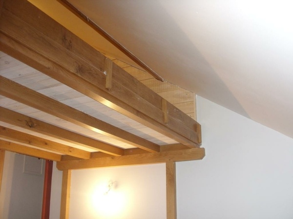 Escalier avec mezzanine