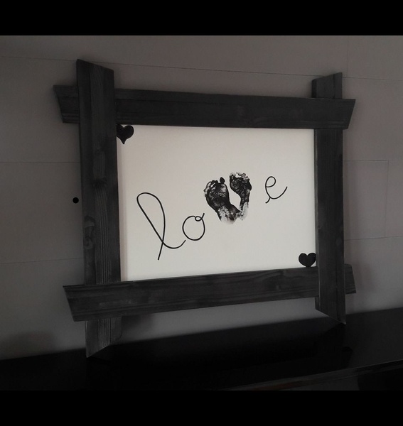 Cadre photo asymétrique