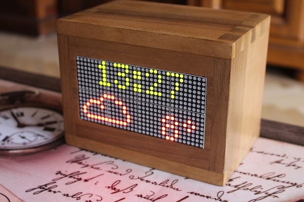 Boîte pour un affichage led