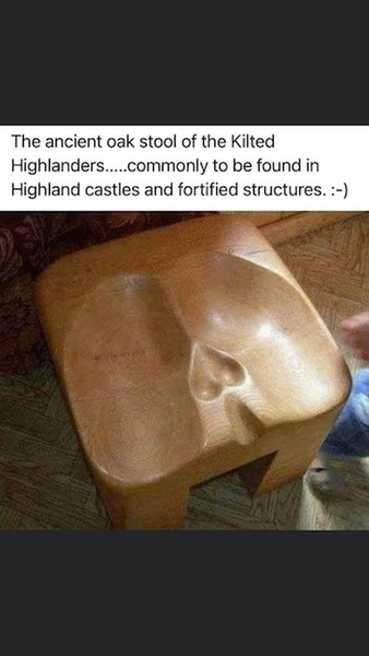 Siège confort pour porteur de kilt