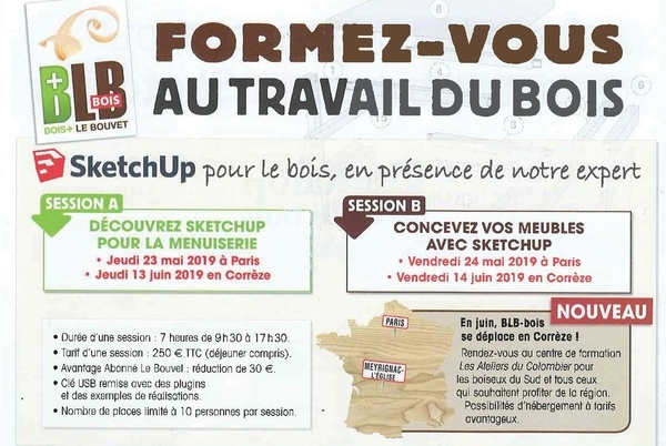 Formation à SketchUp pour les boiseux en Corrèze