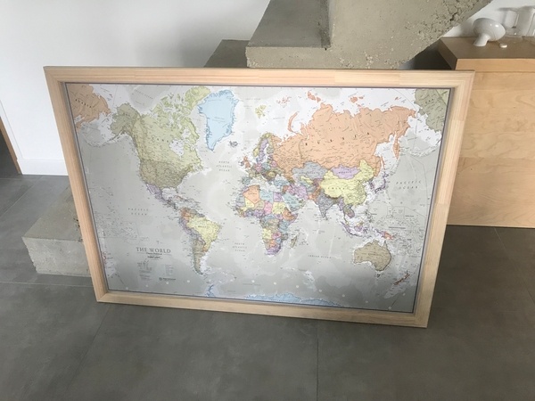 Cadre Carte du Monde