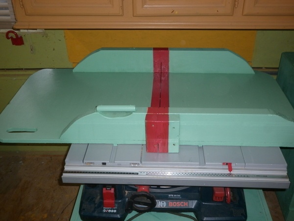 Traineau table de scie