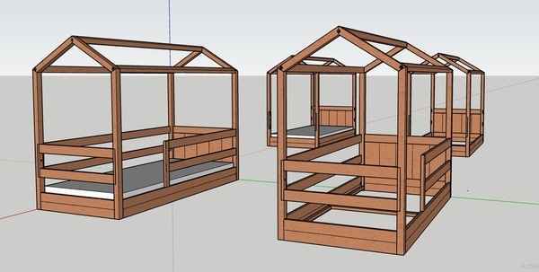 Le lit cabane d'augustine