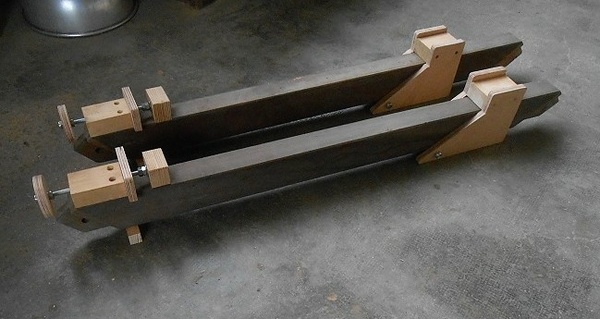 Dormants DIY avec des poutres de récupération