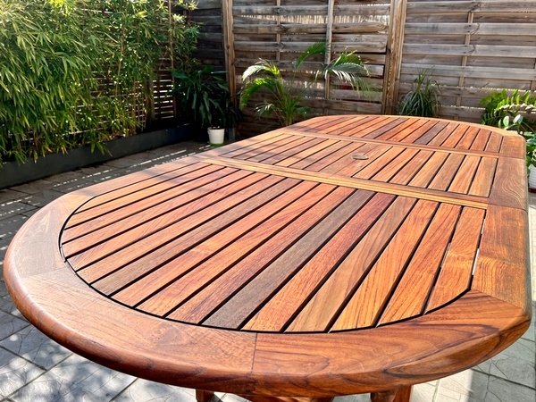 Sauvetage d’une table de jardin