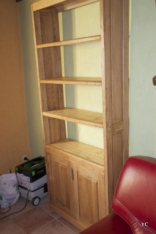 Bibliothèque en chêne