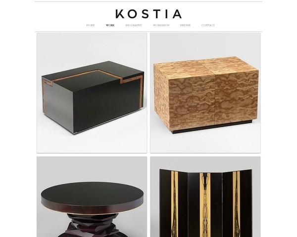 Kostia Constantin Laan - meubles d'art