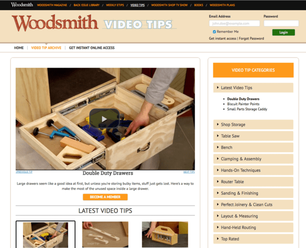 Un tiroir très pratique