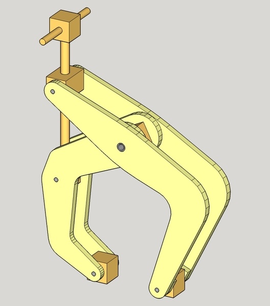 Le "faux" petit serre joint en bois offert à Frank Howarth