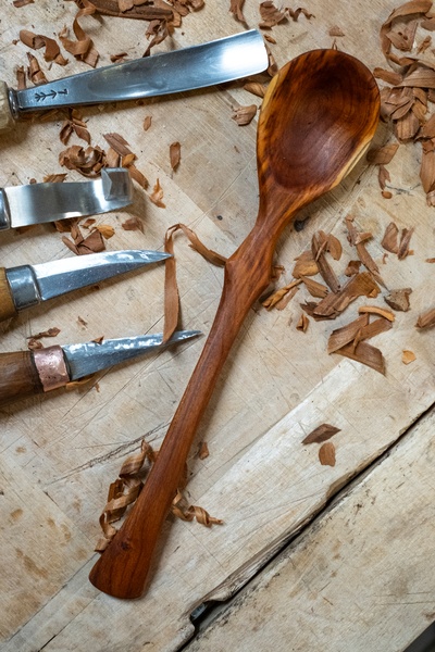 Cuillère en prunier