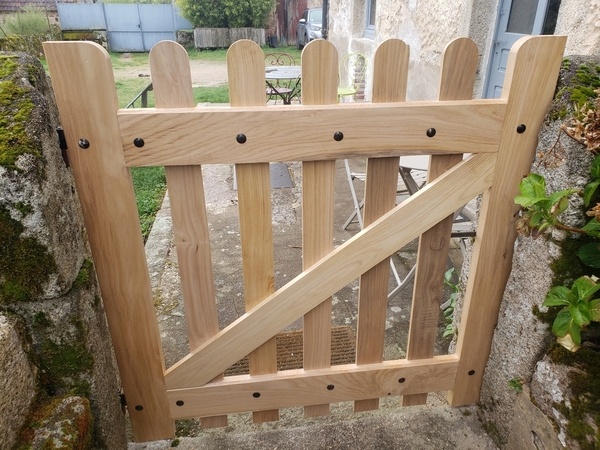 Portillon en châtaignier