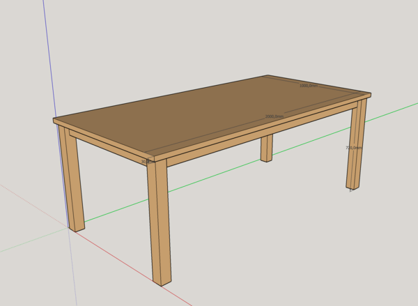 Projet de Table pour ma fille