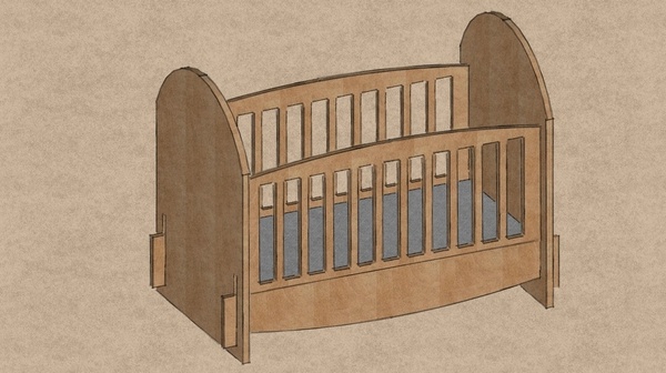 Lit bébé démontable