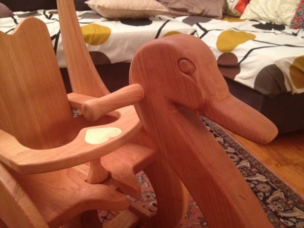 Détail de la tête sculptée à la DREMEL