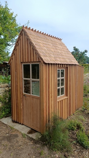 La petite cabane de jardin de la petite maison de pêcheur