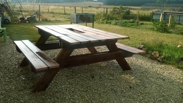 Table de jardin