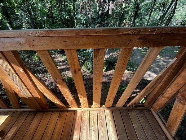 Garde corps simple assemblages ouverts