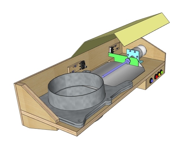 Clapet à guillotine motorisé pour l'aspiration